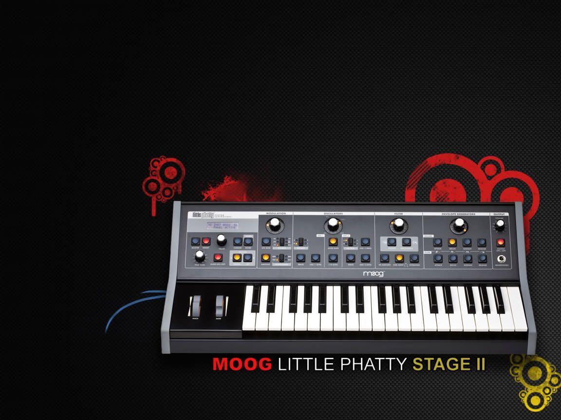 Images For > Moog Synthesizer Wallpaper - Moog Little Phatty 2 , HD Wallpaper & Backgrounds