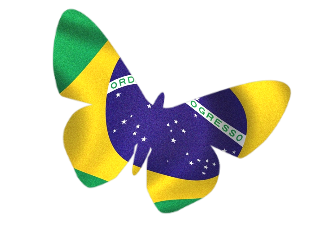 Bandeira Do Brasil Estilizada Em Png - Flag Of Brazil , HD Wallpaper & Backgrounds