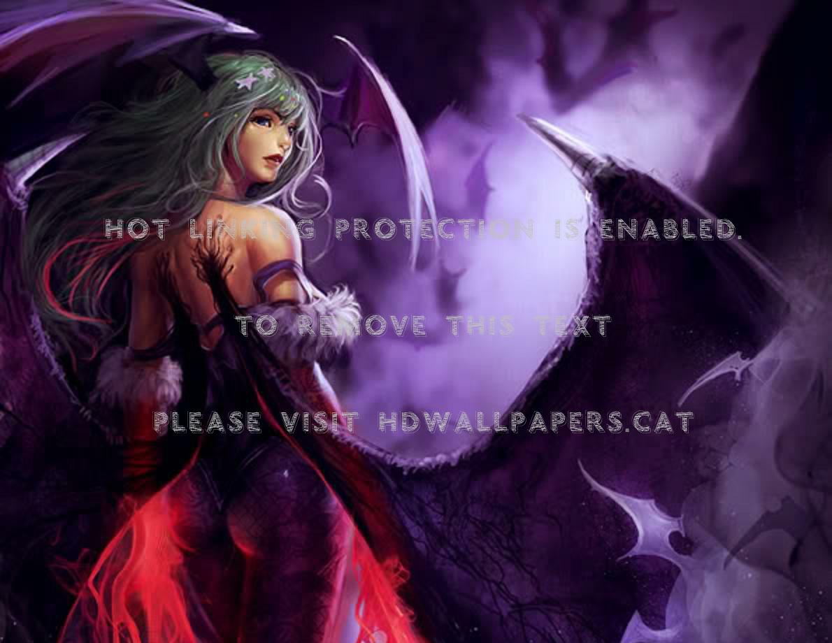 Realistic Demon Girl Anime , HD Wallpaper & Backgrounds
