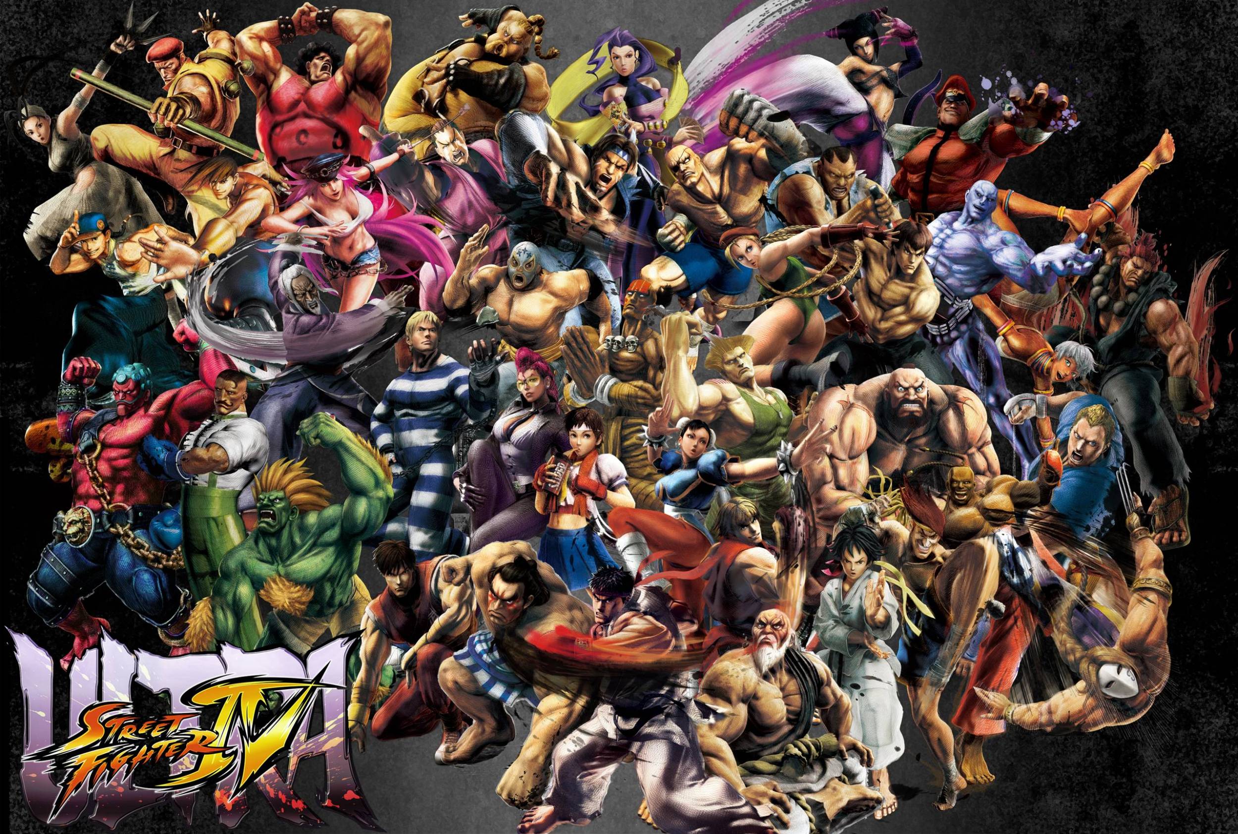 Hd Widescreen-street Fighter Gorgeous Street Fighter - Ultra Street Fighter Art , HD Wallpaper & Backgrounds