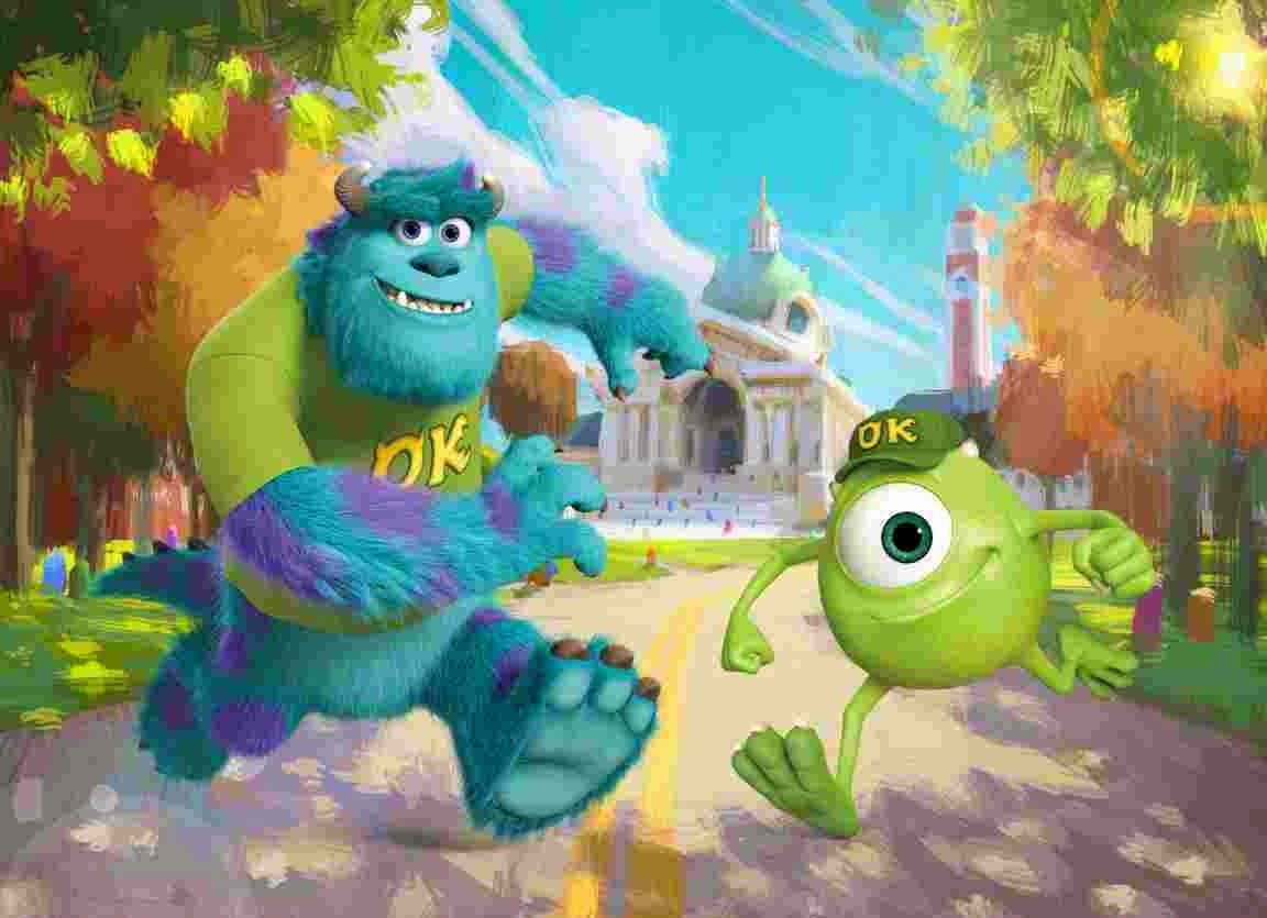 Monster University Wallpaper - Monster University Wallpaper Hd , HD Wallpaper & Backgrounds