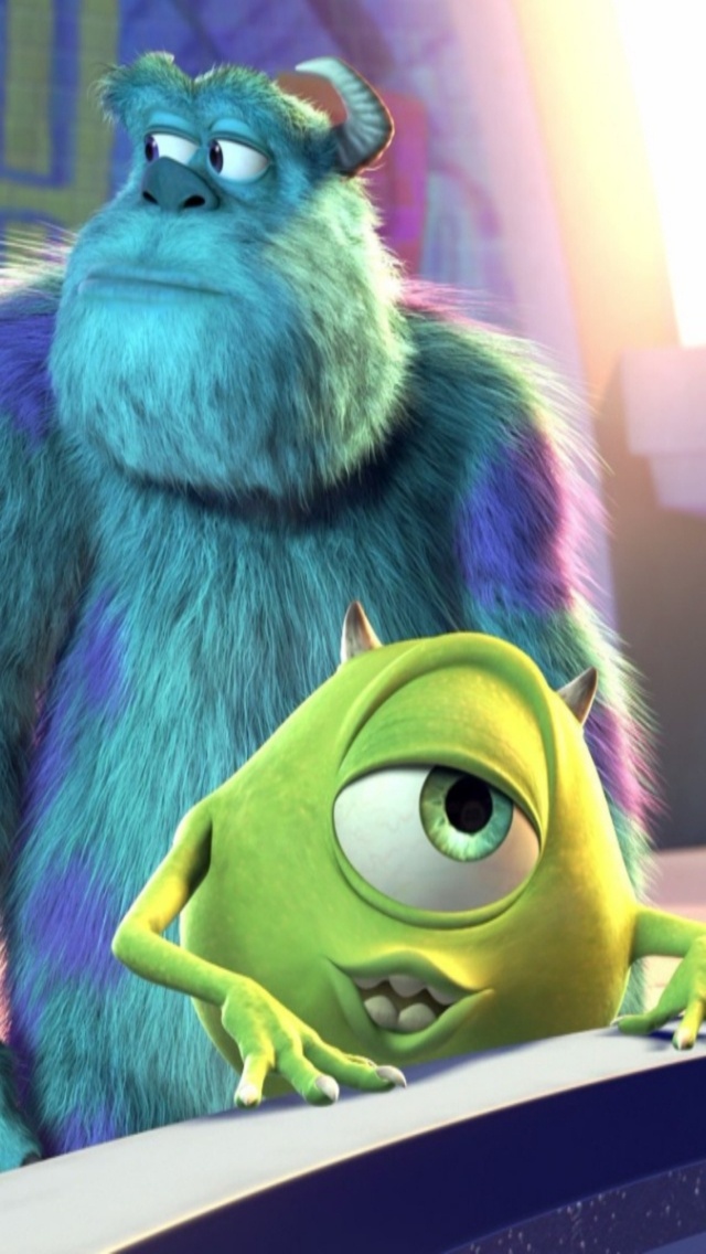 Monsters Inc Iphone4wallpaper2 - Turn Off The Light And Run , HD Wallpaper & Backgrounds