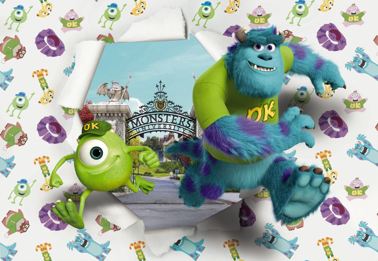 Interesting Monsters University High Hd Quality Photos - Monster University Wallpaper Mike , HD Wallpaper & Backgrounds