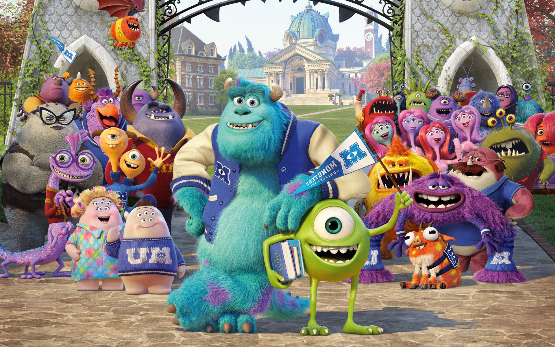 Monsters University Background Hd Wallpapers Monsters - Monster University , HD Wallpaper & Backgrounds