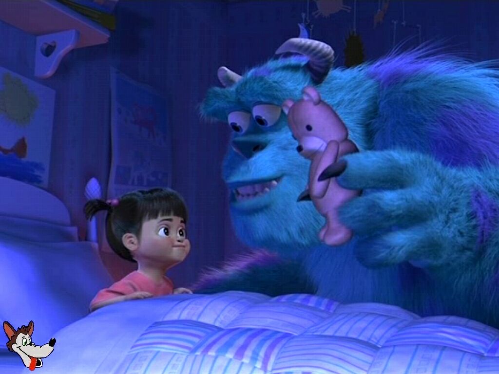 Monsters Inc Putting Boo To Bed - Boo In Bed Monsters Inc , HD Wallpaper & Backgrounds