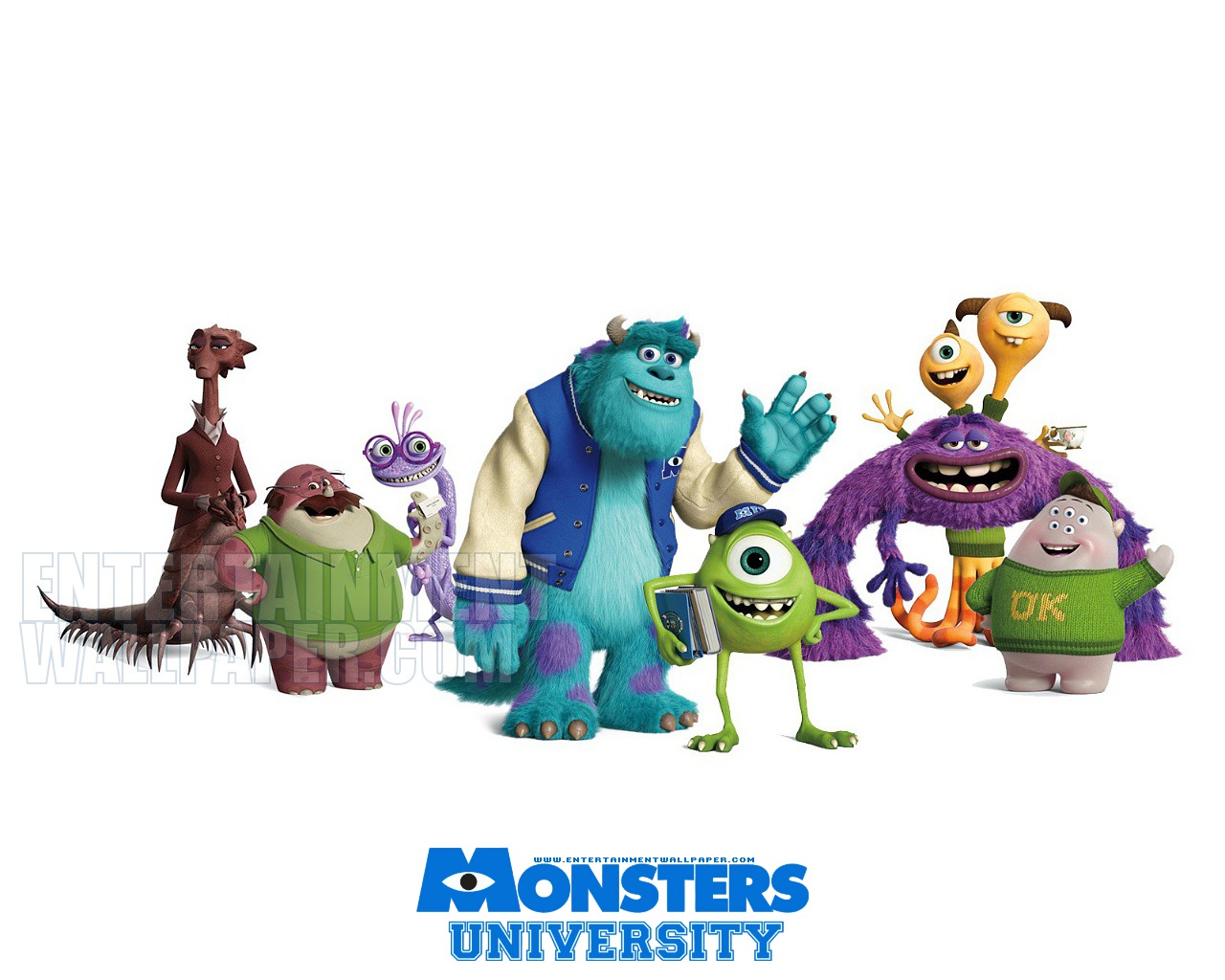 Wallpapers Monsters University - Sulley Monster Inc University , HD Wallpaper & Backgrounds