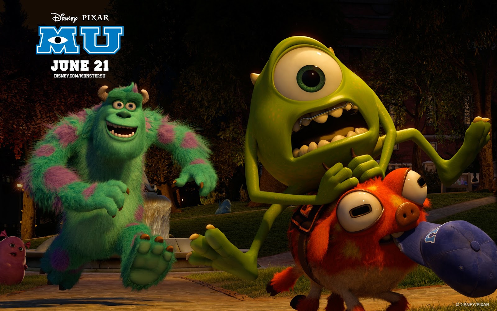 Sulley & Mike In Monsters University - Monsters University Stills , HD Wallpaper & Backgrounds