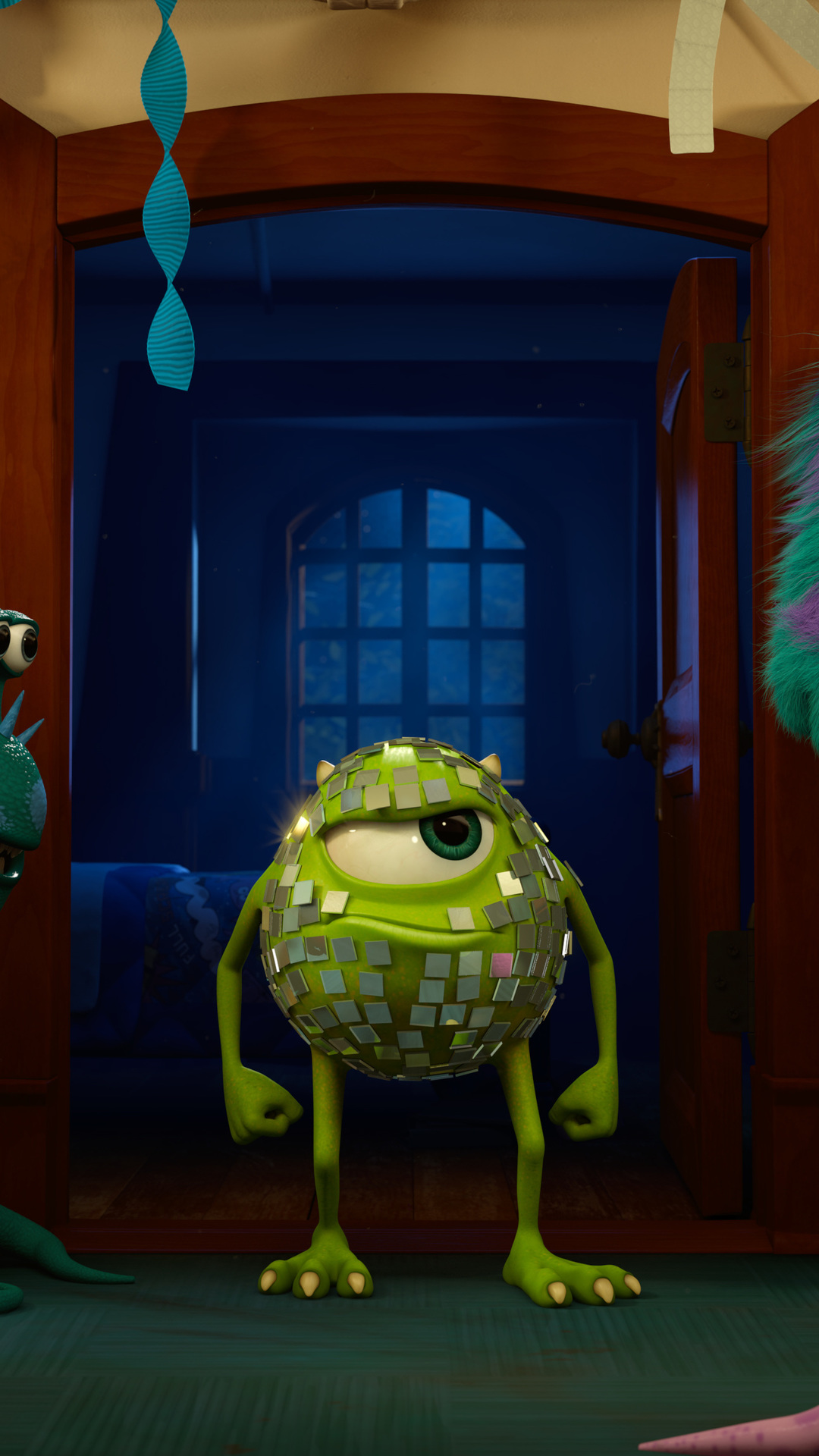 About This Wallpaper - Mike Wazowski Wallpaper Iphone , HD Wallpaper & Backgrounds