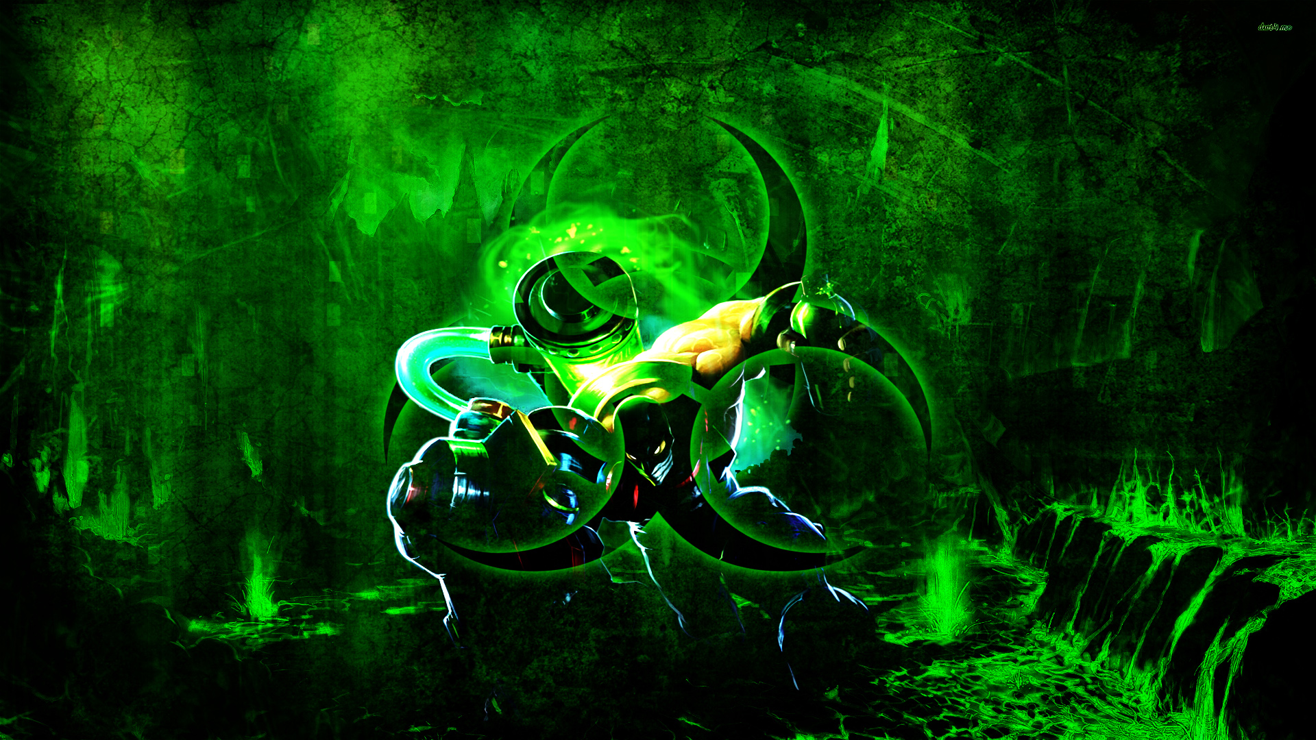 Augmented Singed By Nestroix Hd Wallpaper Fan Art Artwork - Singed Lol , HD Wallpaper & Backgrounds