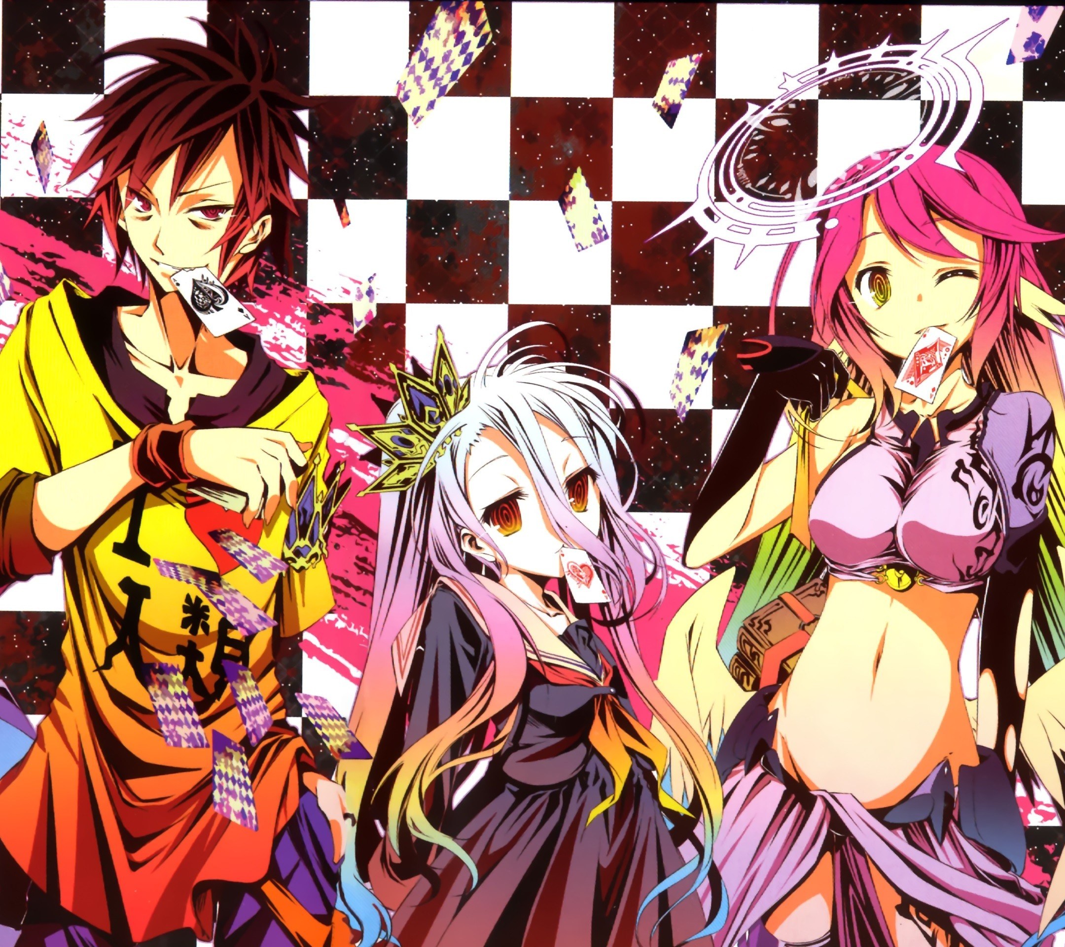 No Game Life Wallpapes For Otaku Smartphone - No Game No Life Desktop , HD Wallpaper & Backgrounds