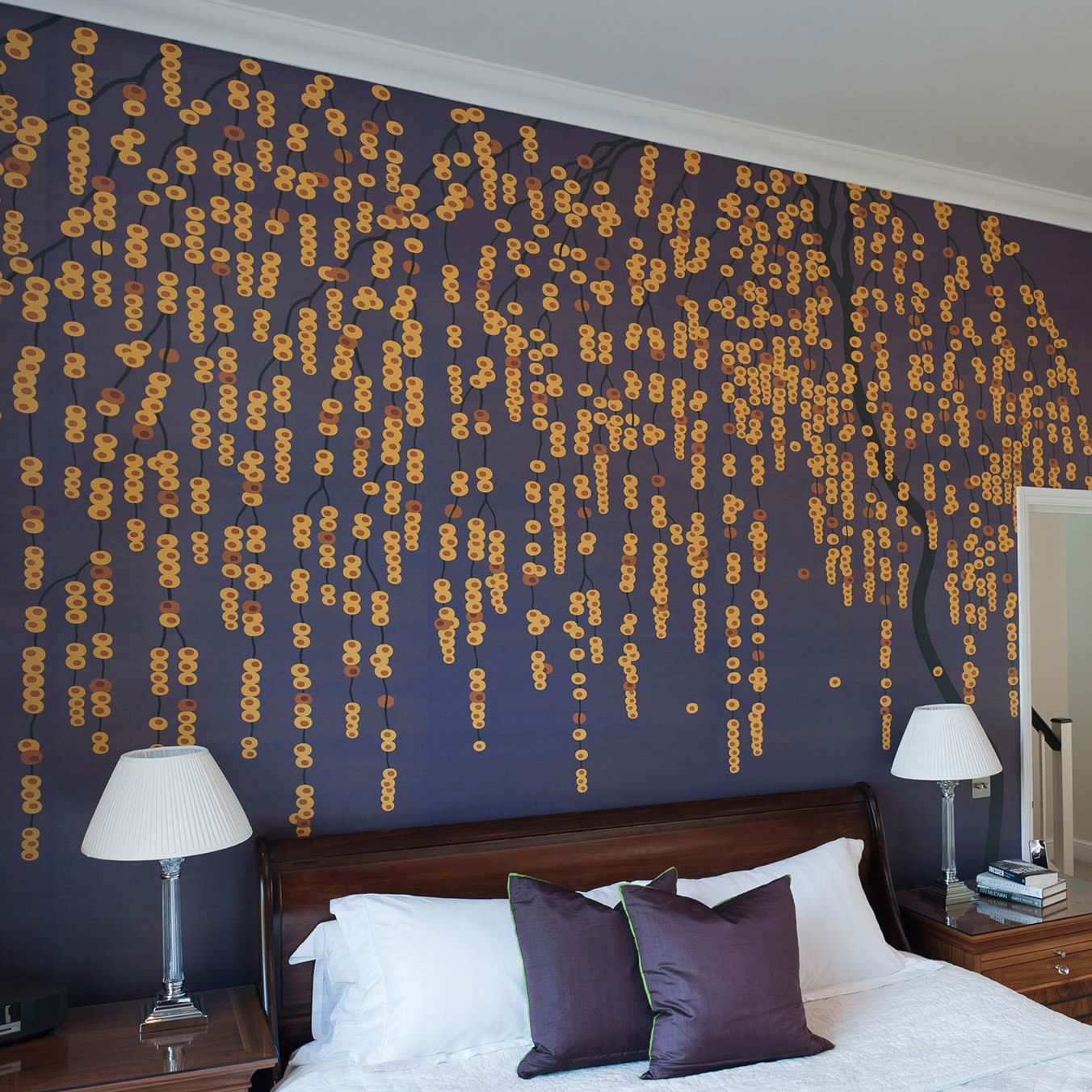 Contemporary Wallpaper / Silk / Patterned / Handmade - Wall , HD Wallpaper & Backgrounds