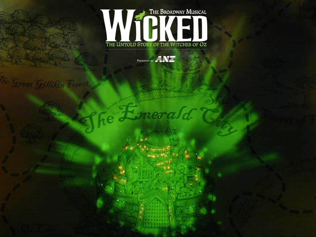 Wicked Wallpaper - Emerald City Oz Wicked , HD Wallpaper & Backgrounds