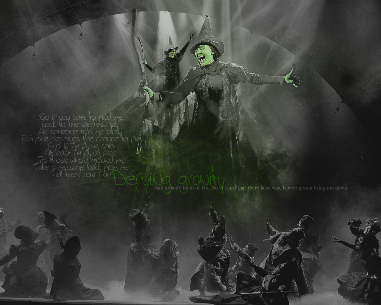 Added By Ibasecheergirl - Defying Gravity , HD Wallpaper & Backgrounds