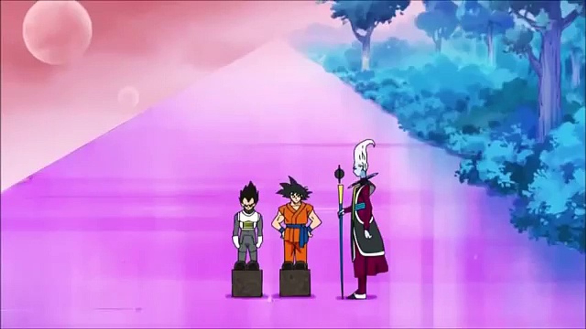 Whis Trains Goku And Vegeta [eng Sub] - Cartoon , HD Wallpaper & Backgrounds