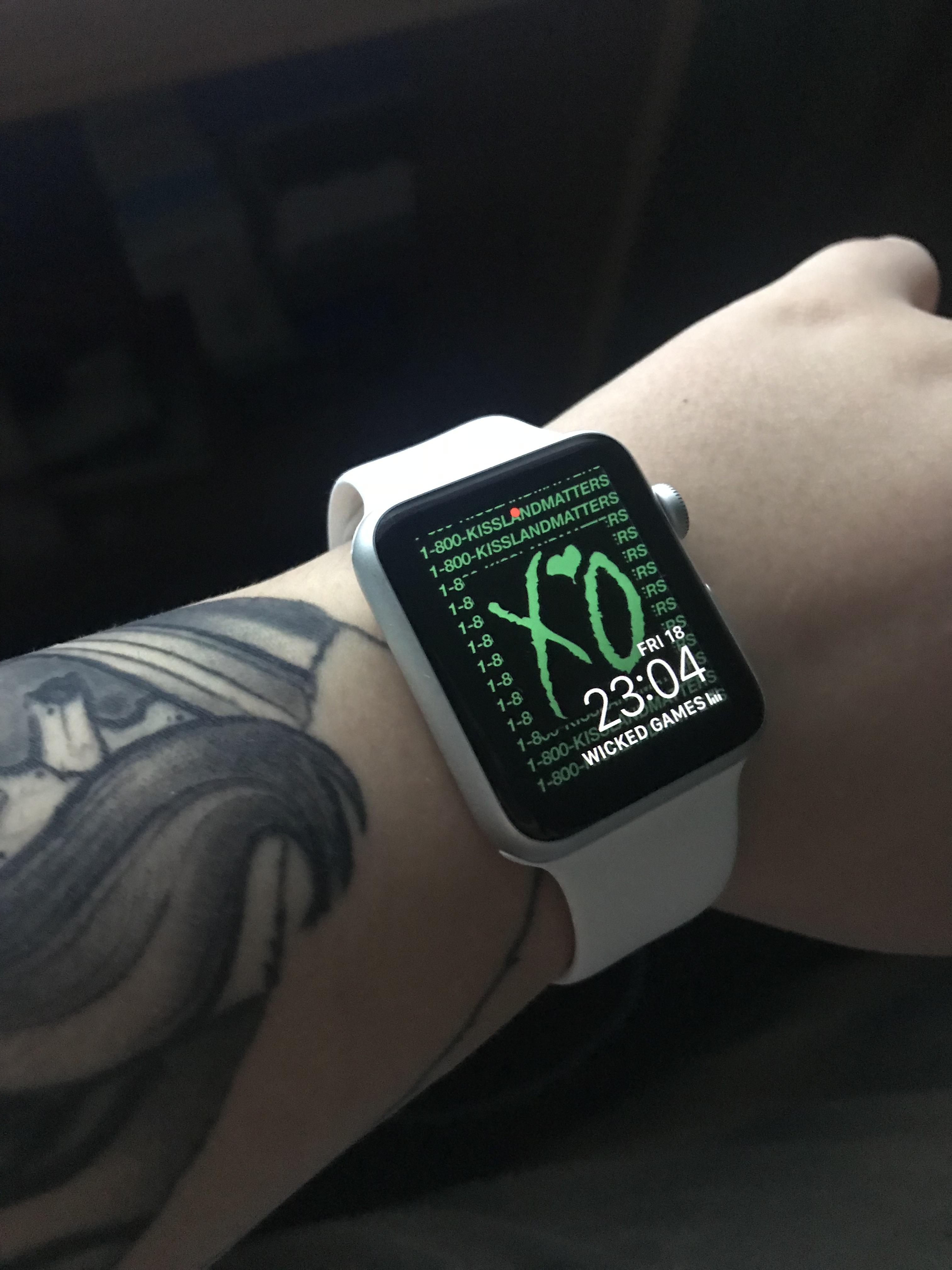 Discussionmy New Iwatch Wallpaper 😍 Ft Wicked - Weeknd Apple Watch , HD Wallpaper & Backgrounds