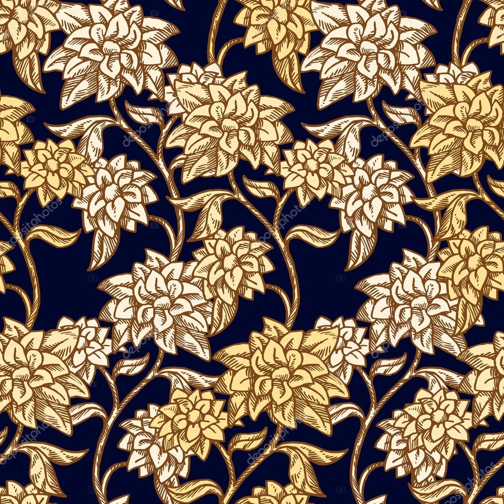 Vintage Floral Background, Beautiful Flowers, Fashion - Floral Pattern Victorian , HD Wallpaper & Backgrounds