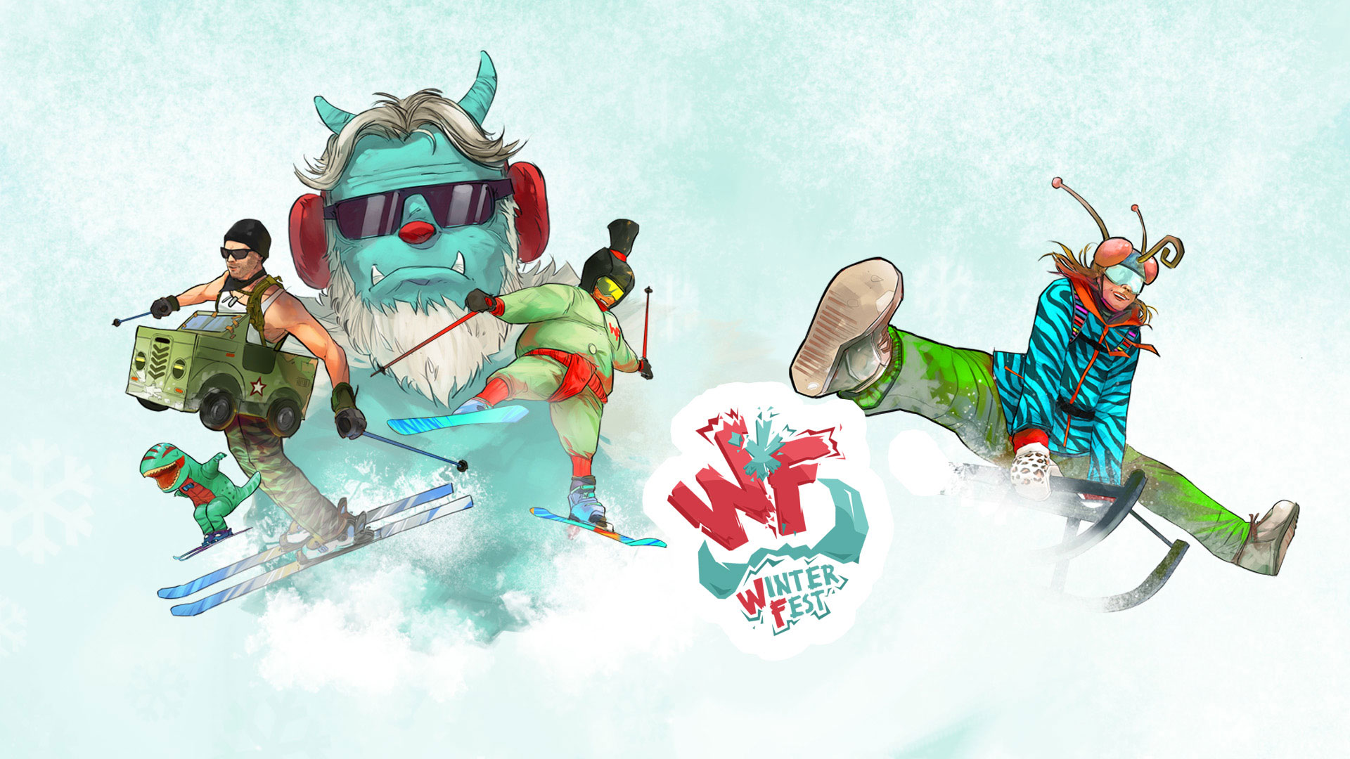 Winter Madness In Steep Wallpaper From Steep - Steep ™ Winterfest Pack , HD Wallpaper & Backgrounds