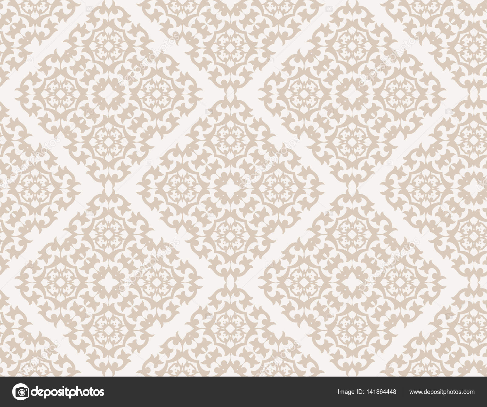 Victorian Wallpaper Seamless Pattern Stock Vector - Wallpaper , HD Wallpaper & Backgrounds