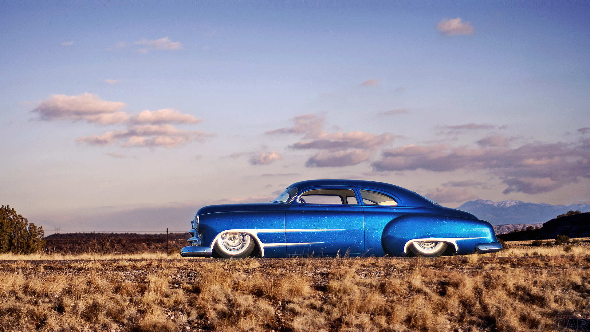 Download - Desert Car Blue Sky , HD Wallpaper & Backgrounds