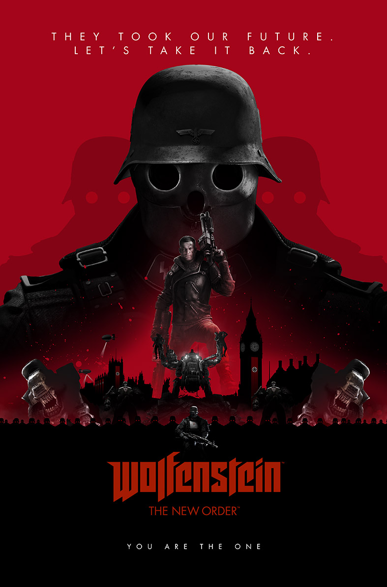 Wolfenstein New Order Wallpaper - Wolfenstein The New Colossus Poster , HD Wallpaper & Backgrounds