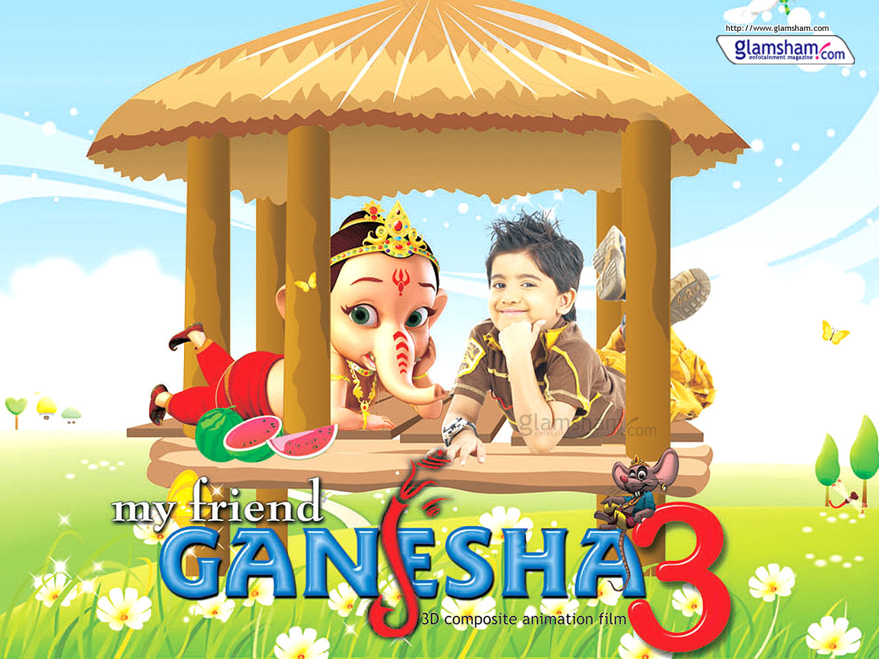 Saat Ajoobe Song Download My Friend Ganesha 2 Song - My Friend Ganesha Movie Poster , HD Wallpaper & Backgrounds