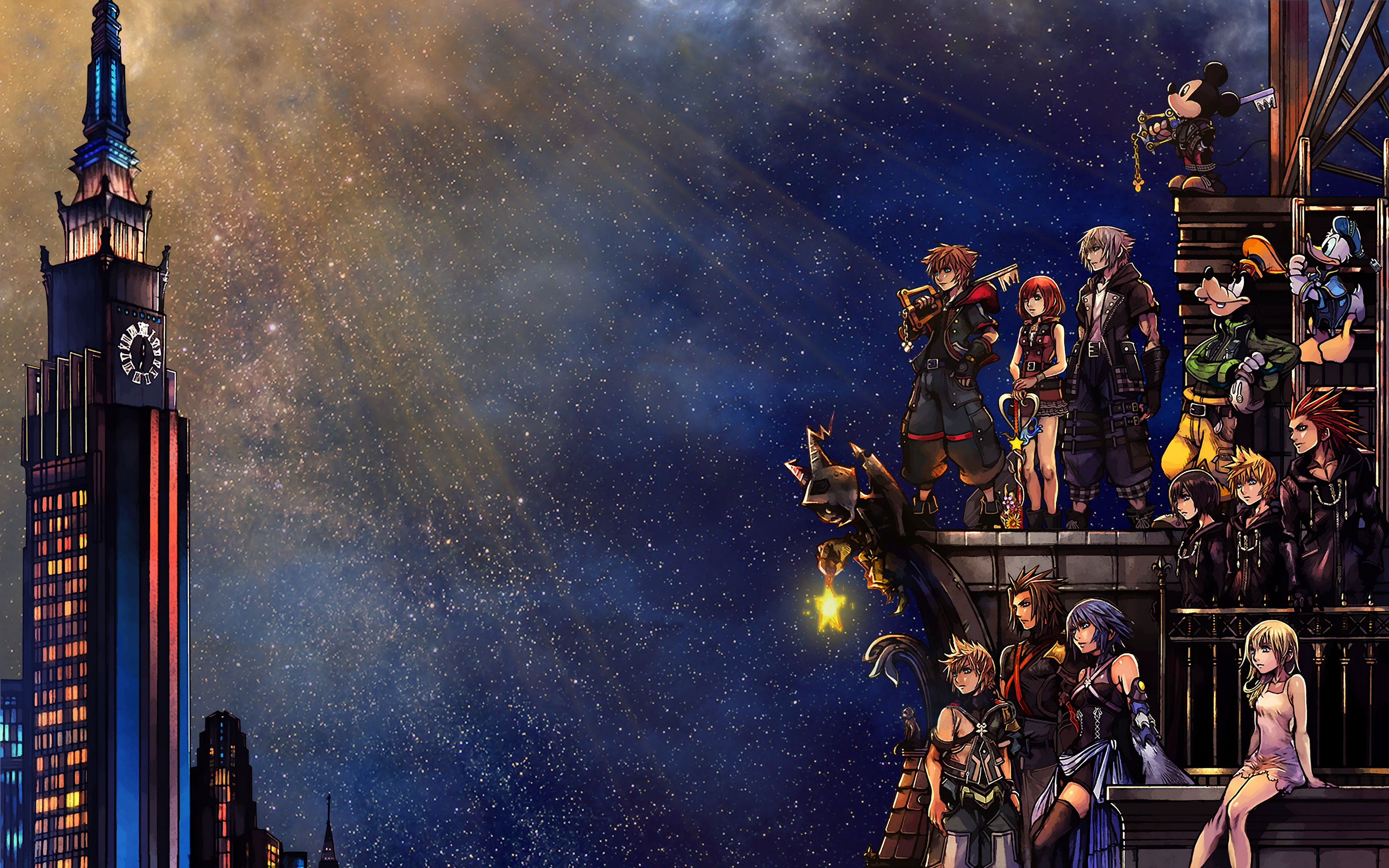 Kh3 Wallpaper 4k - Kingdom Hearts 3 Wallpaper 4k , HD Wallpaper & Backgrounds