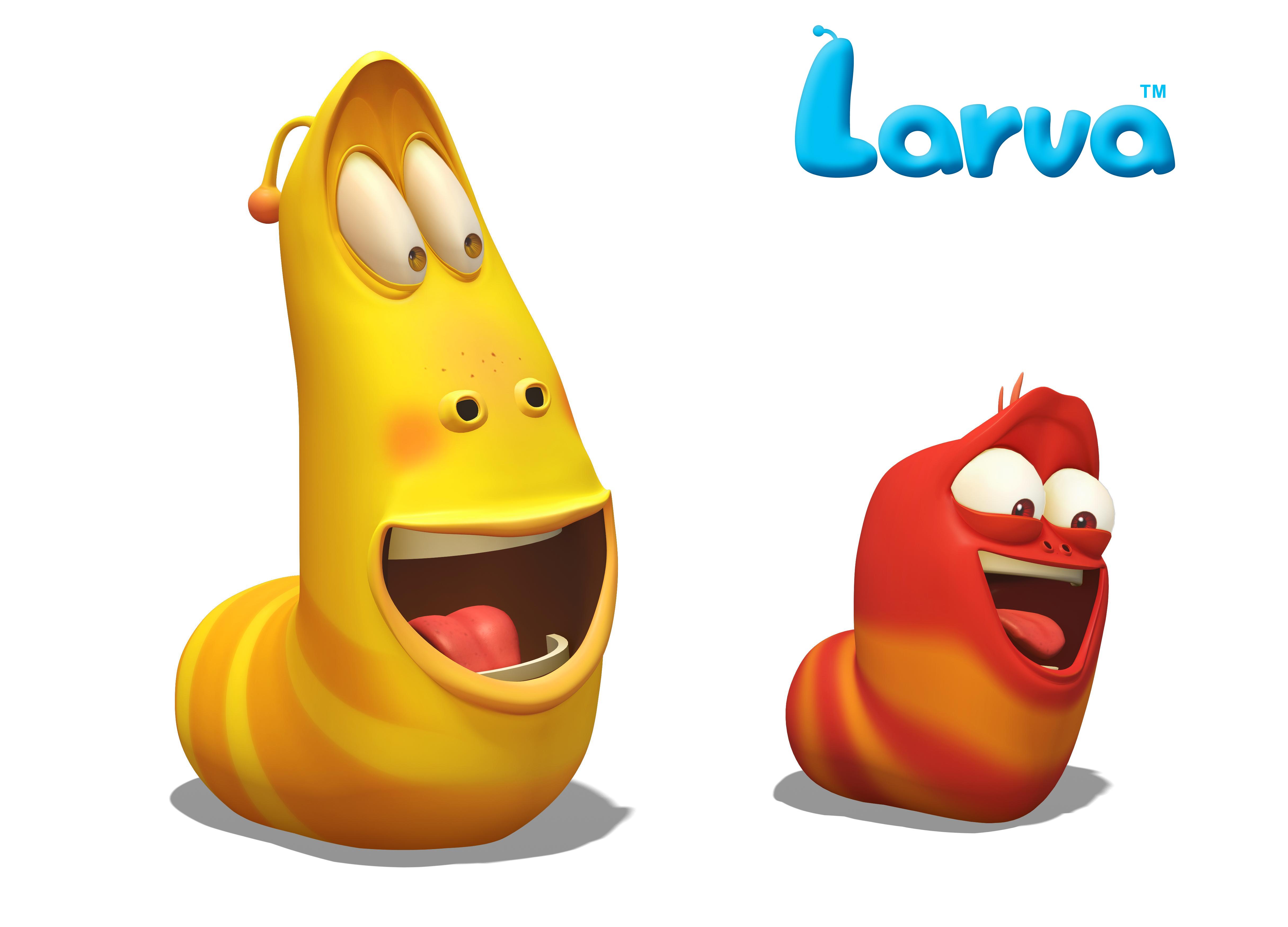 Larva Wallpaper - Larva Cartoon , HD Wallpaper & Backgrounds