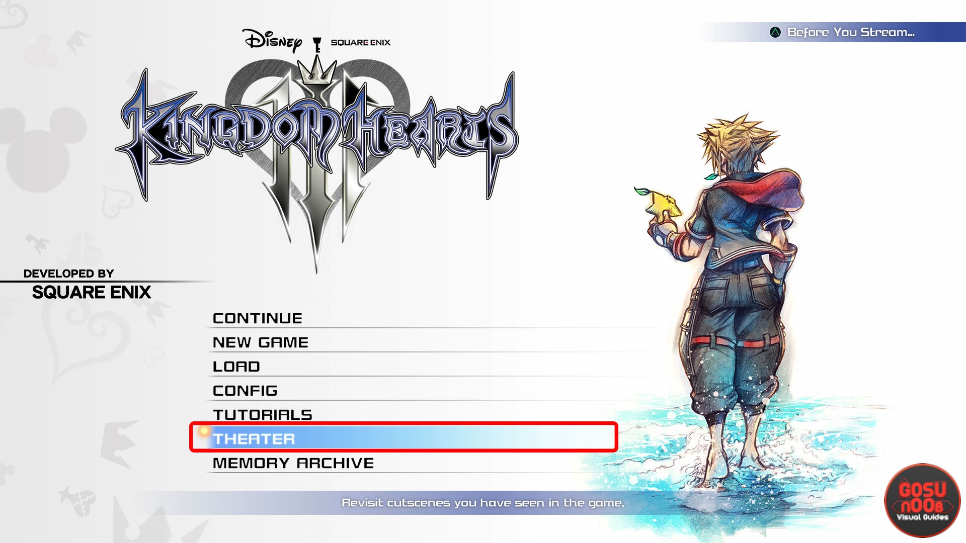 Kingdom Hearts 3 Menu , HD Wallpaper & Backgrounds