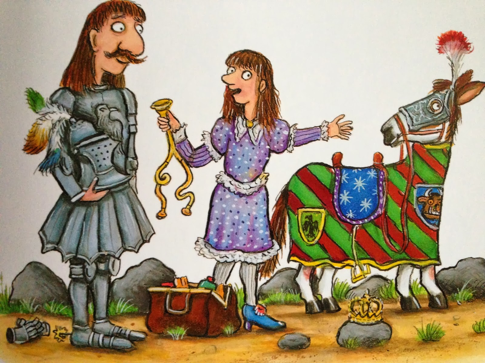 Gruffalo On The Horse's Caparison In Zog - Cartoon , HD Wallpaper & Backgrounds