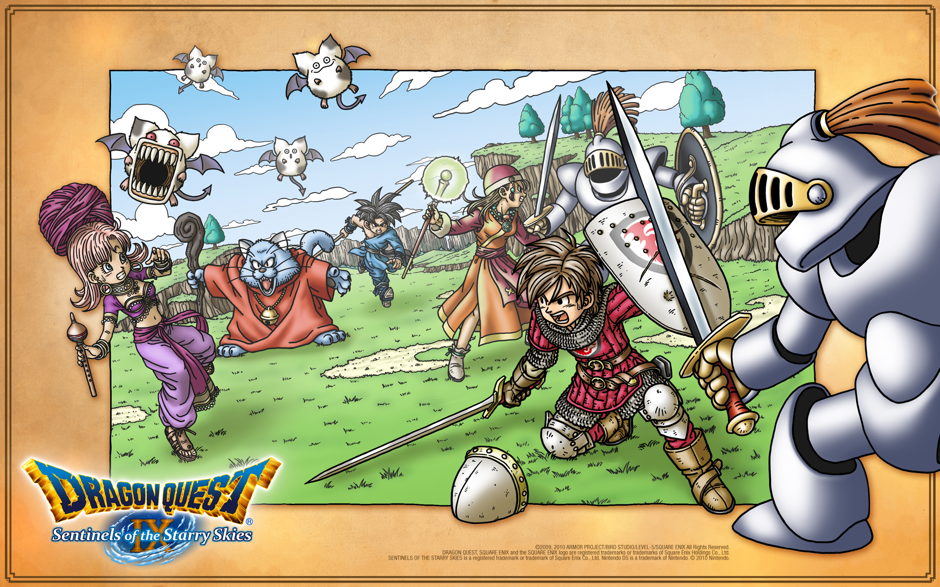 Dragon Quest Ix Wallpaper - Dragon Quest Ix Sentinels , HD Wallpaper & Backgrounds