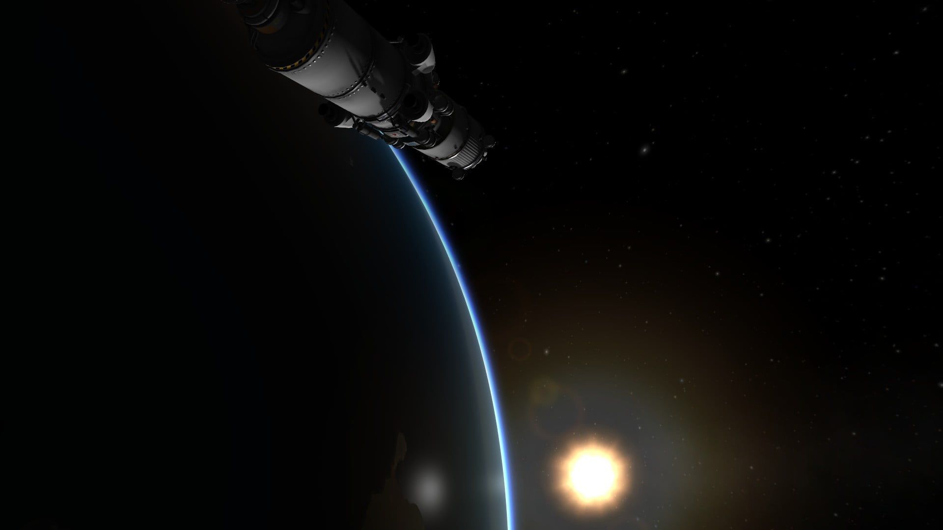 Space Satellite Telescope Kerbal Space Program Space - Darkness , HD Wallpaper & Backgrounds