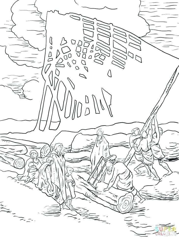 Noah And The Ark Coloring Page Ark Coloring Page Ark - Noah Ark For Coloring , HD Wallpaper & Backgrounds