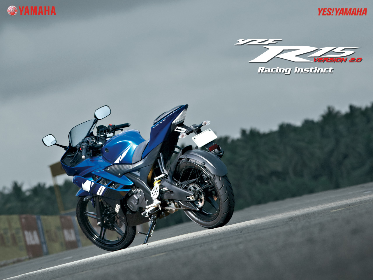 R15 Wallpaper - Yamaha R15 Version 2.0 , HD Wallpaper & Backgrounds