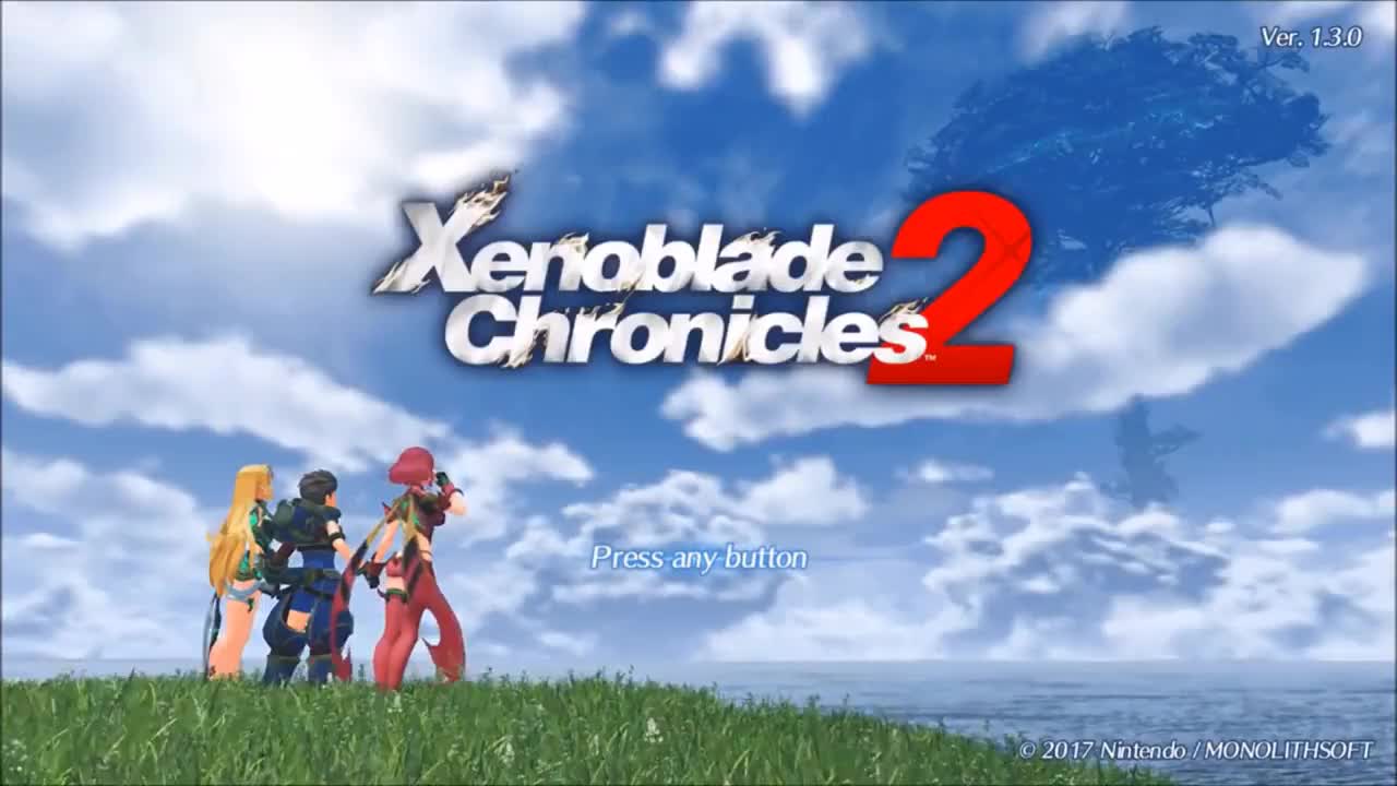 Xenoblade Chronicles - Xenoblade 2 Ng+ Title Screen , HD Wallpaper & Backgrounds
