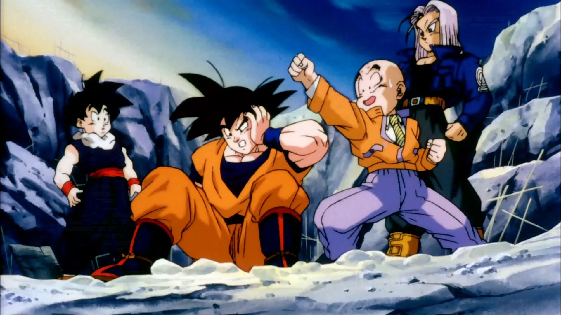 Dragon Ball Gt Krillin The And Everything Place Of - Dragon Ball Z Anime , HD Wallpaper & Backgrounds