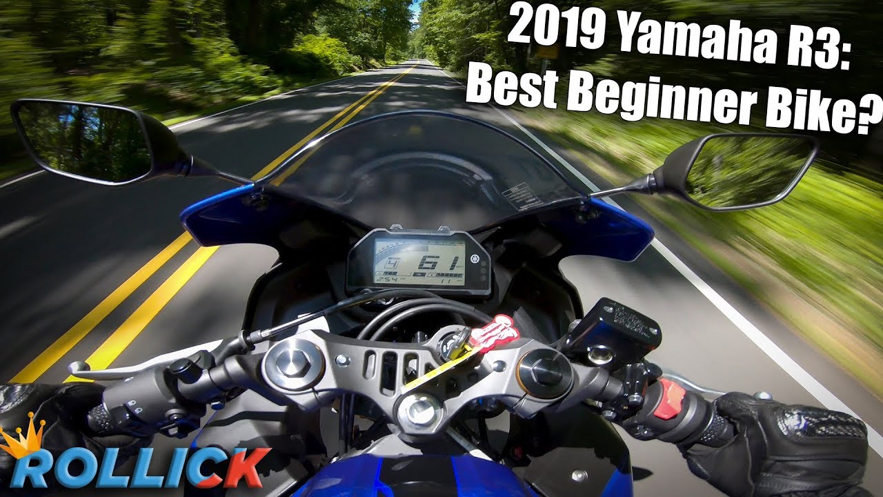 Download 2019 Yamaha R3 Test Ride Review [beginner - Motorcycle , HD Wallpaper & Backgrounds