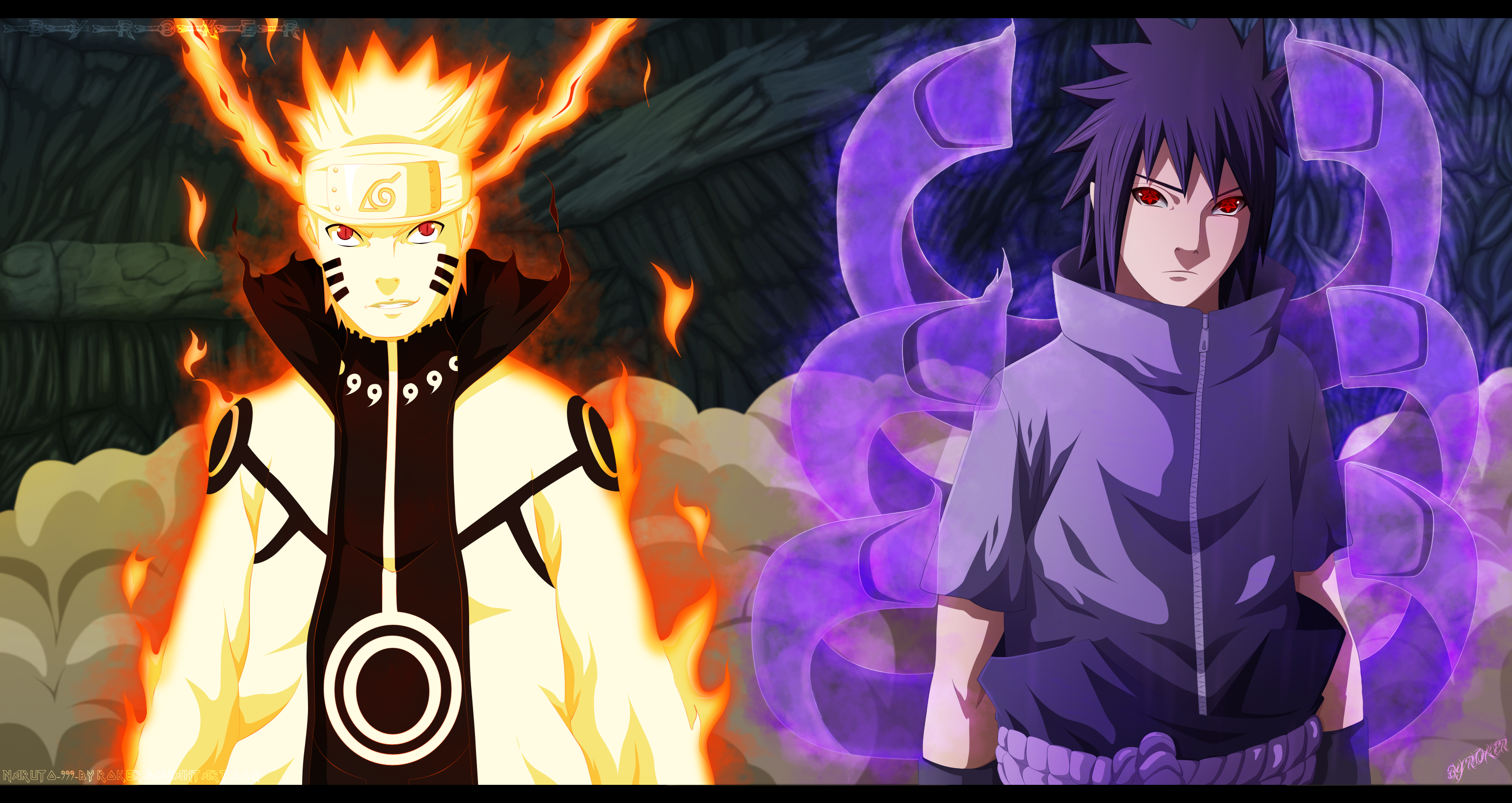 No Caption Provided - Naruto And Sasuke Vs Madara , HD Wallpaper & Backgrounds