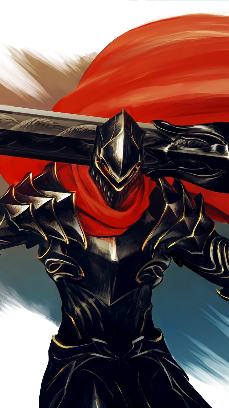 Armour, Big Sword, Warrior, Overlord, Anime, Art, Wallpaper - Big Sword Anime , HD Wallpaper & Backgrounds