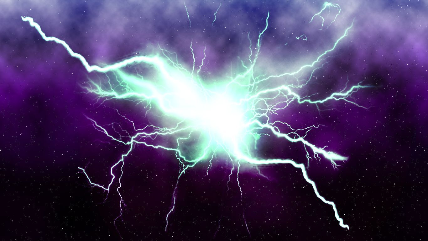 Lightning Background Wallpapers 4k - Lightning In Space , HD Wallpaper & Backgrounds