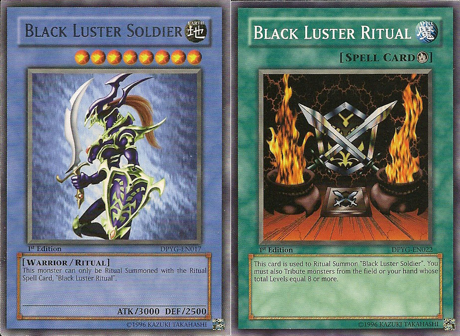 Yugioh Black Luster Soldier Ritual Common Card Set - Black Luster Soldier Dpyg , HD Wallpaper & Backgrounds