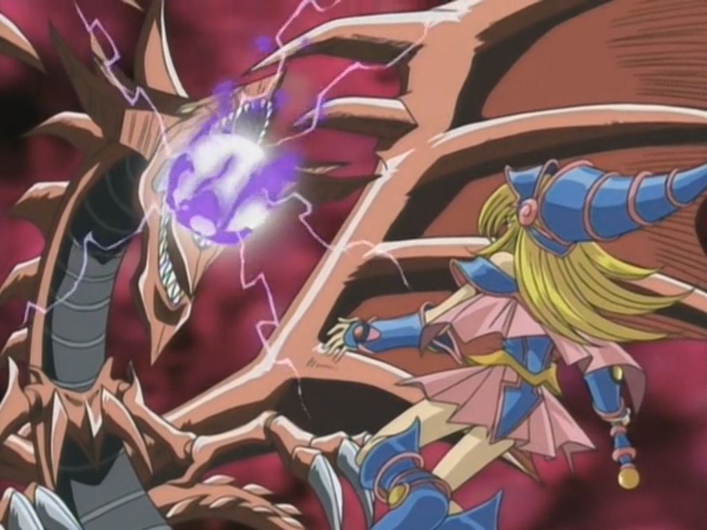 Yugi Special Edition Deck Plans - Dark Magician Girl Vs Slifer , HD Wallpaper & Backgrounds