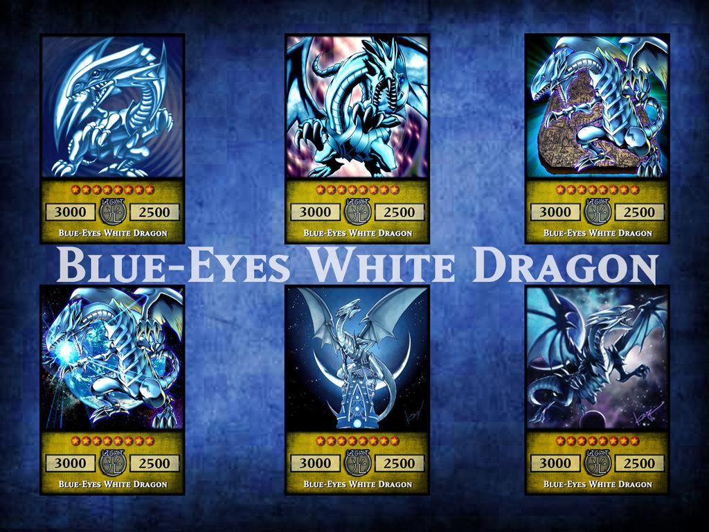 Blue Eyes White Dragon Wallpaper