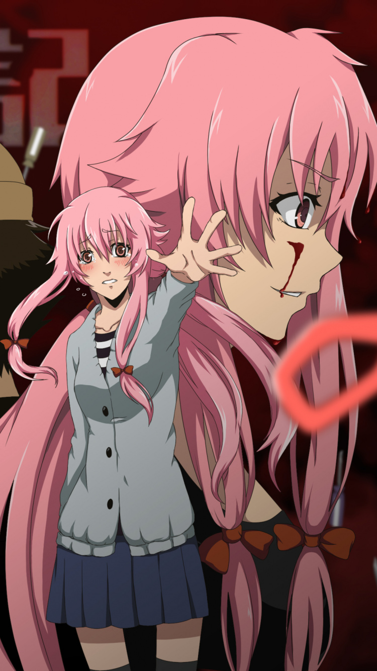 Future Diary, Fiction, Fictional Character, Yuno Gasai, - Mirai Nikki , HD Wallpaper & Backgrounds