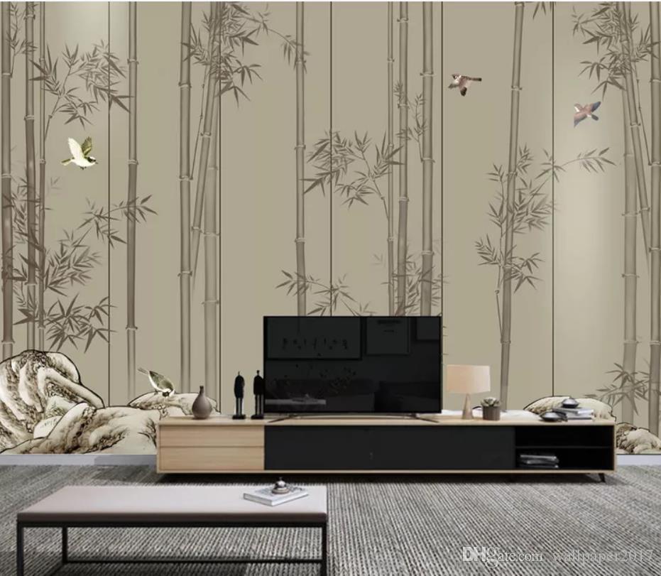 Wallpaper For Walls 3 D For Living Room Hand-painted - Wallpaper , HD Wallpaper & Backgrounds