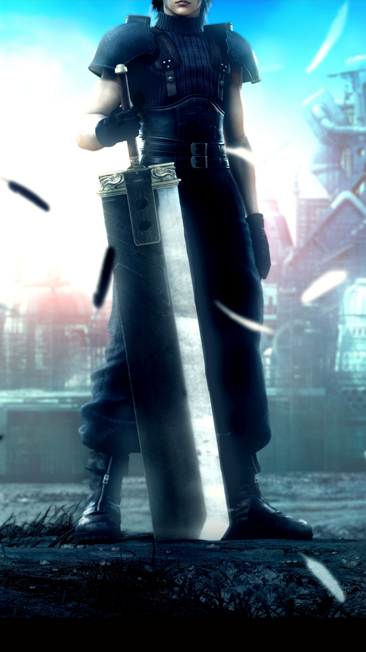 Zack Fair Final Fantasy - Final Fantasy Vii Crisis Core Psp , HD Wallpaper & Backgrounds