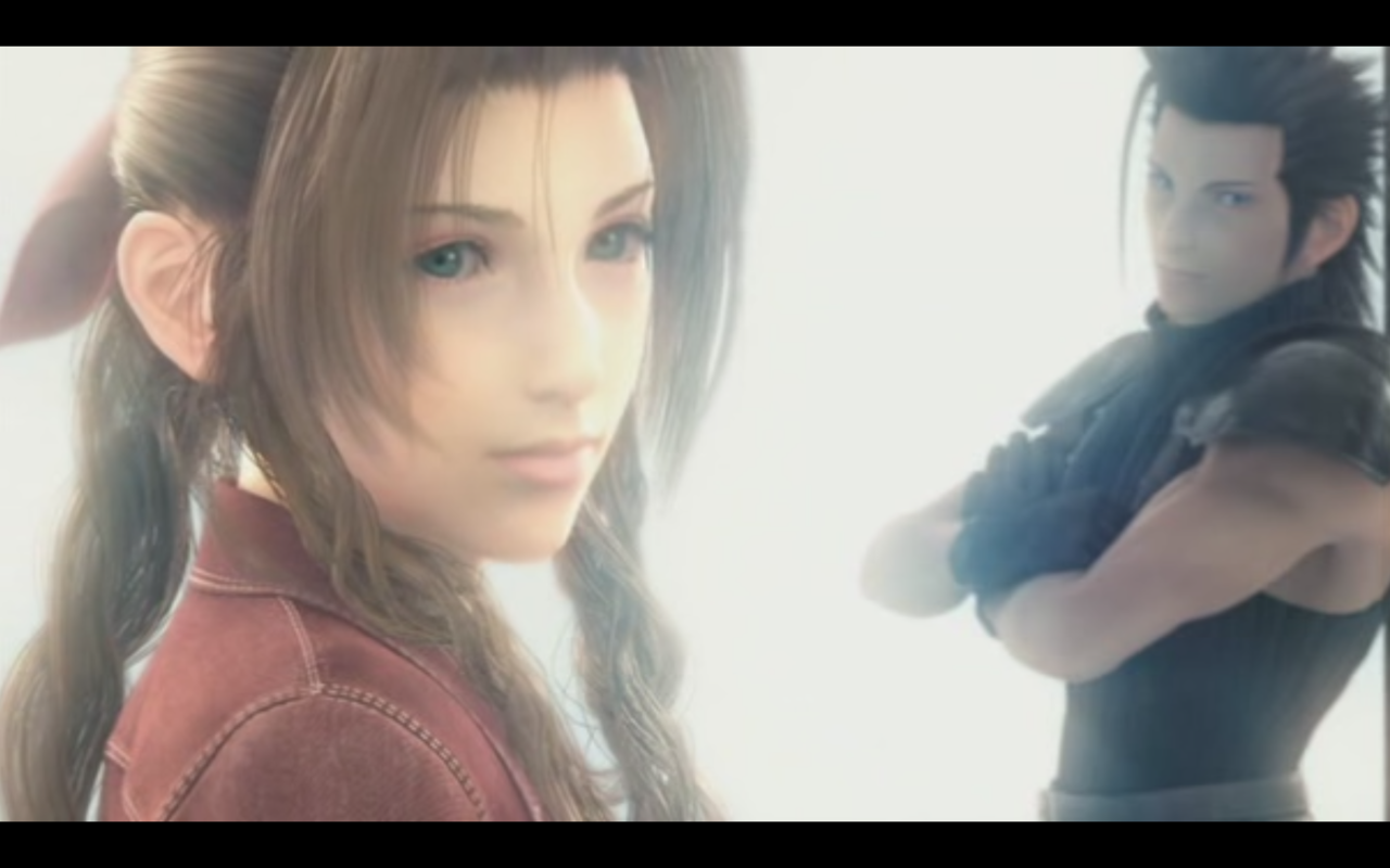 Fuck Yeah Zack Fair Advent Children Aeris Gainsborough - Final Fantasy Advent Children Aerith , HD Wallpaper & Backgrounds