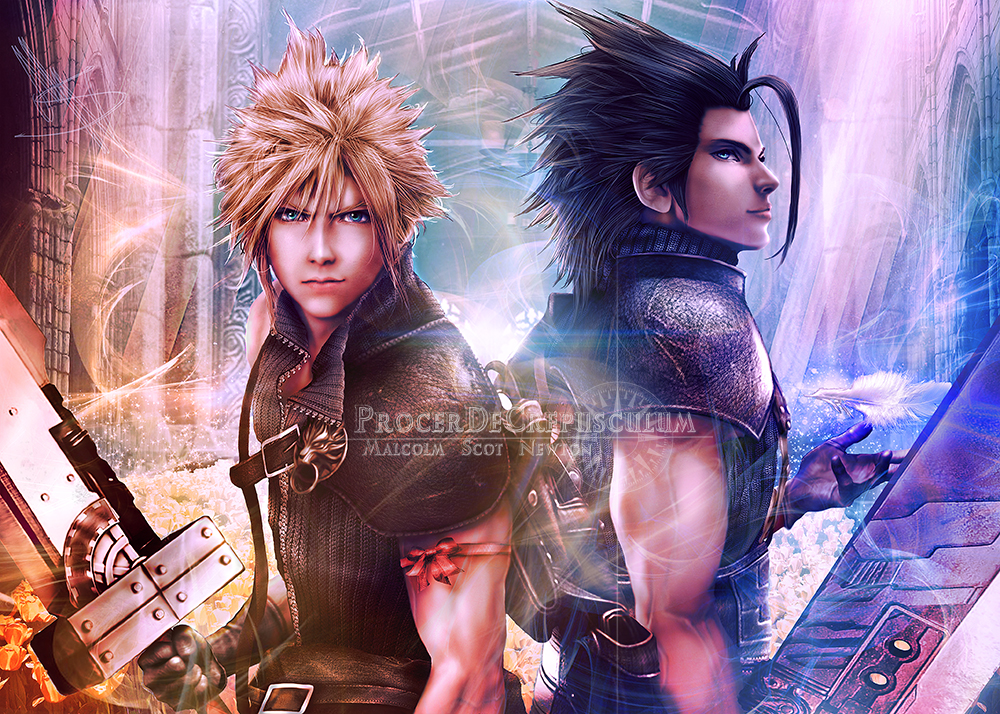 Zack And Cloud Wallpaper