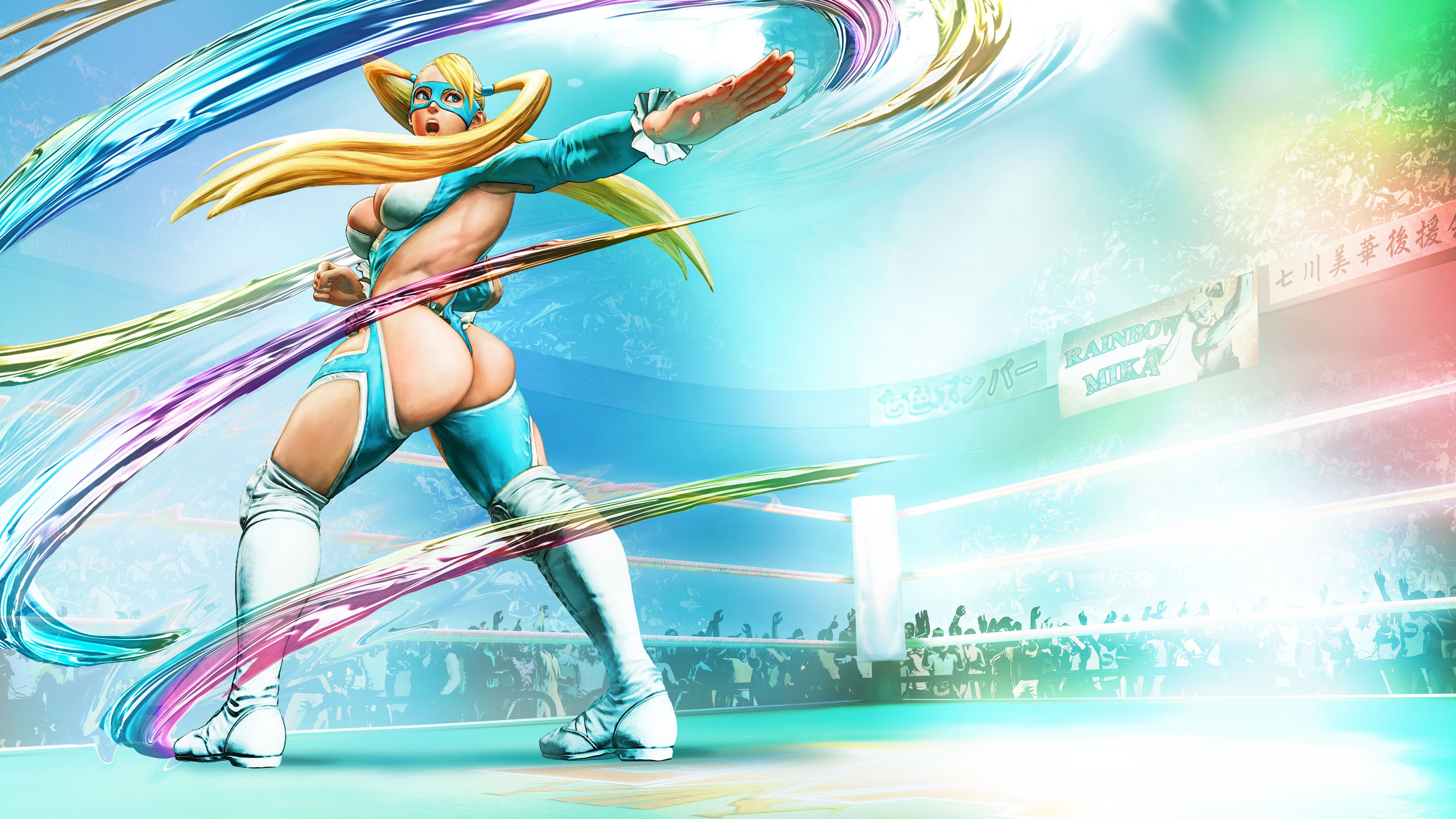 Street Fighter V - Street Fighter V Rainbow , HD Wallpaper & Backgrounds