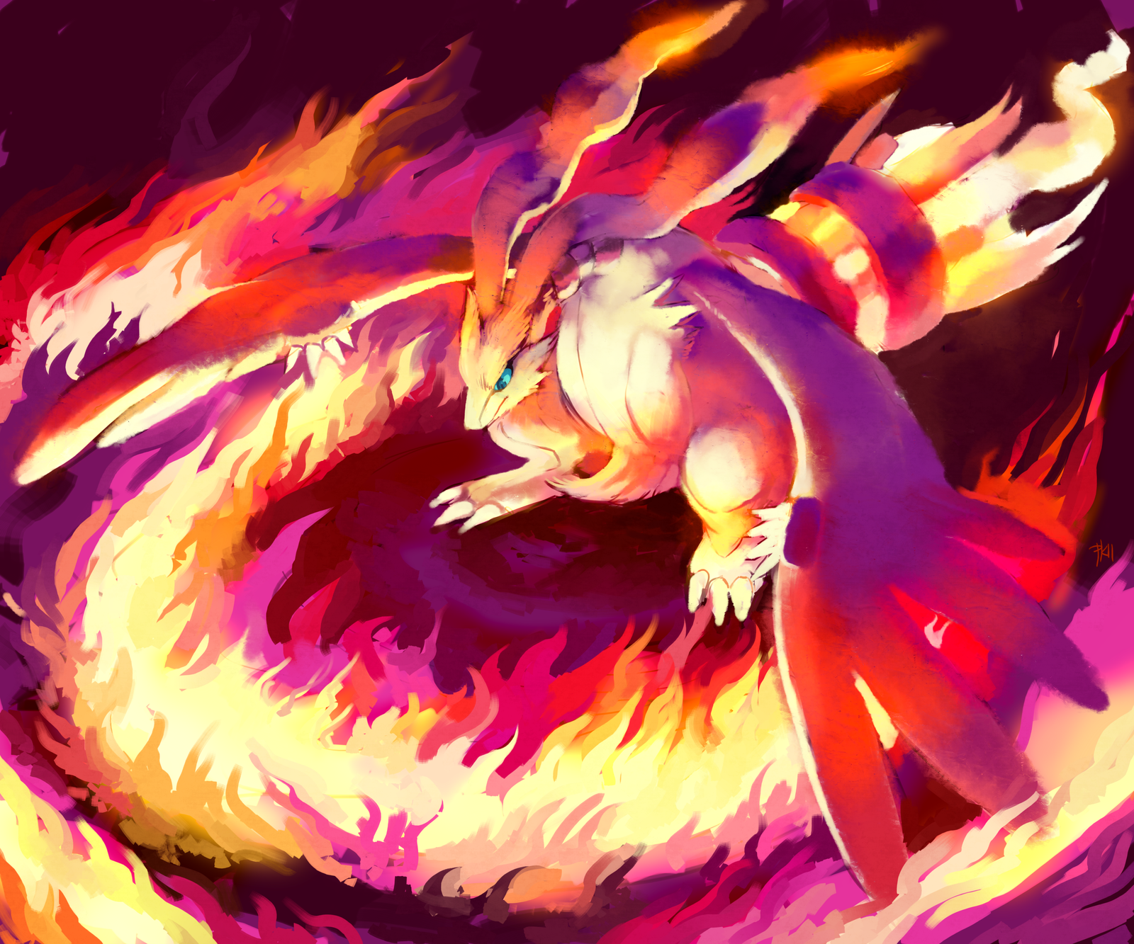 Danbooru - Pokemon Reshiram Cool , HD Wallpaper & Backgrounds