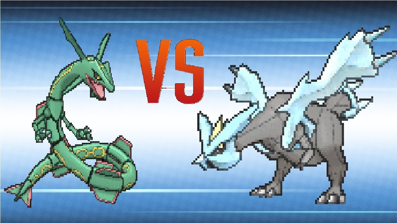 Pokemon Kyurem Zekrom Reshiram Vs Rayquaza Groudon Cartoon